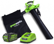 -   Greenworks GD40BV, 40V, ,  1 4 .  