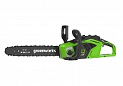 Цепная пила аккумуляторная GreenWorks GD40CS15, 35 см, бесщеточная, без АКБ и ЗУ